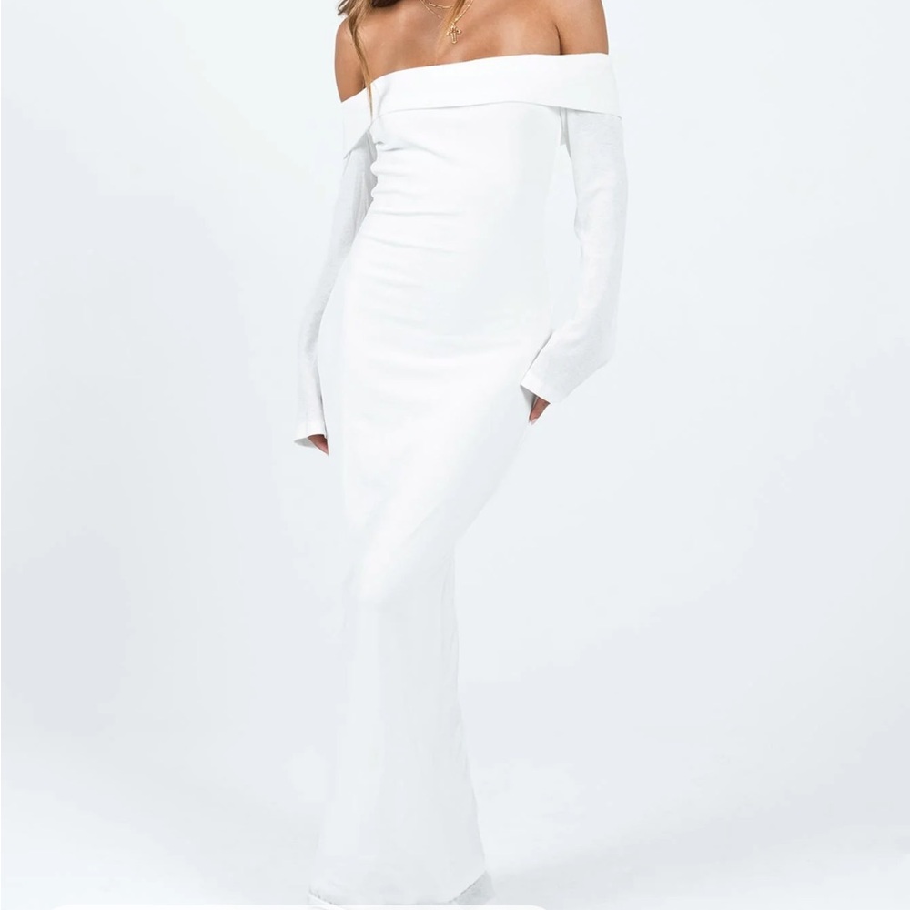 Maida Maxi Dress White